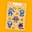 Friendly FZMZ Sticker Set